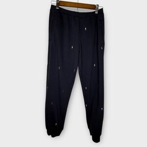 Z Supply Embroidered Lightning Bolt Joggers Pants‎ Sweatpants Lounge Comfy Small
